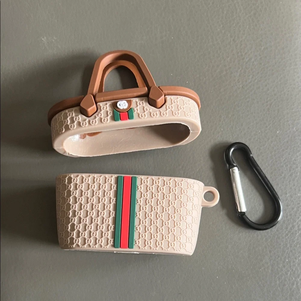 Stylish Brown and Tan AIRPOD Case